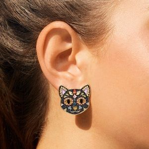 RARE BaubleBar Cat Earrings